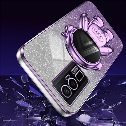 For Xiaomi Redmi K60 5G / K60 Pro 5G / Poco F5 Pro 5G Case PC+TPU Phone Cover with Astronaut Kickstand