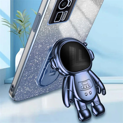 For Xiaomi Redmi K60 5G / K60 Pro 5G / Poco F5 Pro 5G Case PC+TPU Phone Cover with Astronaut Kickstand
