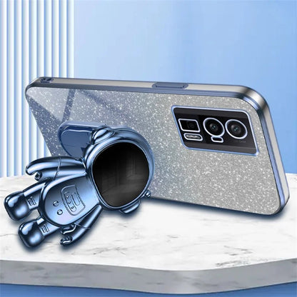 For Xiaomi Redmi K60 5G / K60 Pro 5G / Poco F5 Pro 5G Case PC+TPU Phone Cover with Astronaut Kickstand