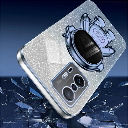 For Xiaomi 11T Pro 5G / 11T 5G Case PC+TPU Phone Cover with Astronaut Kickstand