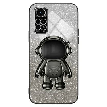 For Xiaomi Redmi Note 11S 4G / Note 11 4G (Qualcomm) Astronaut Kickstand Case PC+TPU Phone Cover