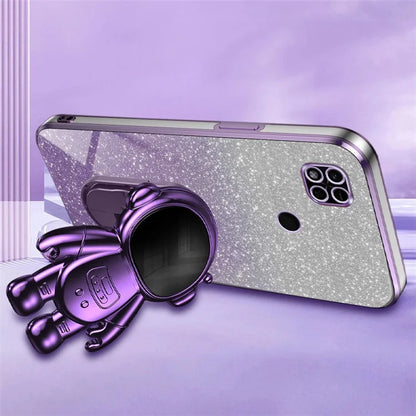 Phone Shell for Xiaomi Redmi 10A Case PC+TPU Anti-scratch Phone Cover with Kickstand