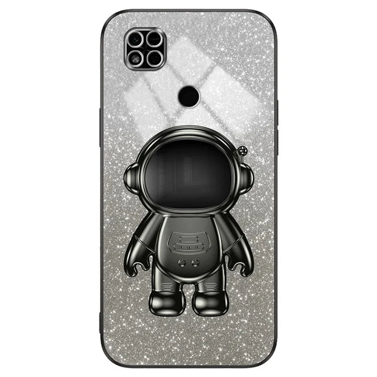 Phone Shell for Xiaomi Redmi 10A Case PC+TPU Anti-scratch Phone Cover with Kickstand