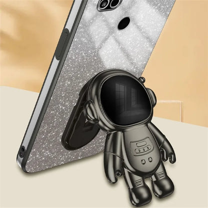 Phone Shell for Xiaomi Redmi 10A Case PC+TPU Anti-scratch Phone Cover with Kickstand