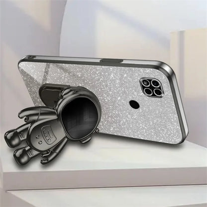 Phone Shell for Xiaomi Redmi 10A Case PC+TPU Anti-scratch Phone Cover with Kickstand