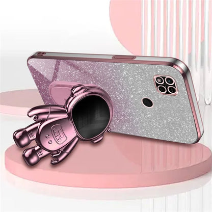 Phone Shell for Xiaomi Redmi 10A Case PC+TPU Anti-scratch Phone Cover with Kickstand