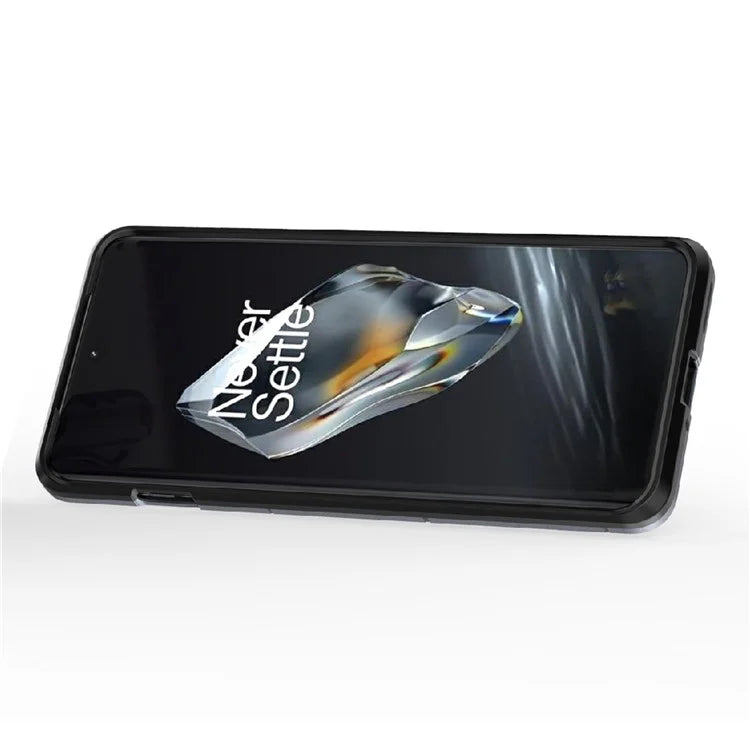 For OnePlus 12 5G Case PC +TPU Phone Cover with Ring Holder Kickstand