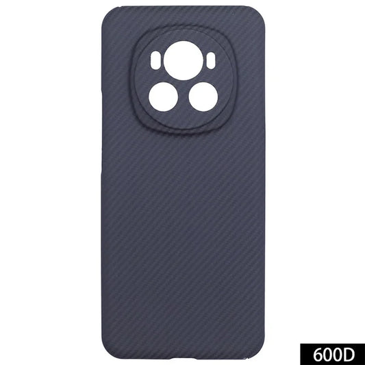 For Honor Magic6 5G Cases 600D Textured Aramid Fiber Black Cell Phone Cover (Precise Lens Hole)