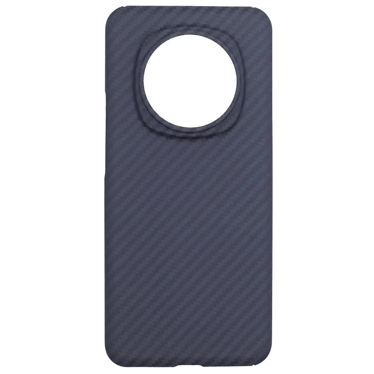 For Honor Magic6 5G Aramid Fiber Phone Case 1500D Coarse Texture Case, Black (Big Lens Hole)