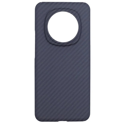For Honor Magic6 5G Aramid Fiber Phone Case 1500D Coarse Texture Case, Black (Big Lens Hole)