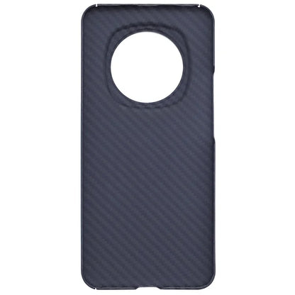 For Honor Magic6 5G Aramid Fiber Phone Case 1500D Coarse Texture Case, Black (Big Lens Hole)