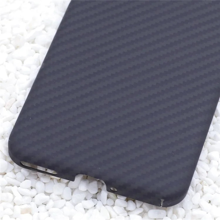 For Honor Magic6 5G Aramid Fiber Phone Case 1500D Coarse Texture Case, Black (Big Lens Hole)