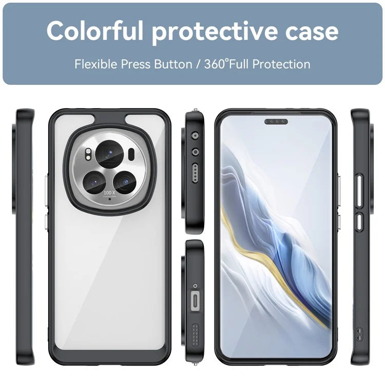 For Honor Magic6 Pro 5G TPU+Acrylic Case Transparent Back Phone Cover