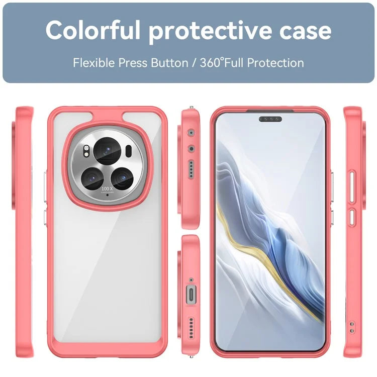 For Honor Magic6 Pro 5G TPU+Acrylic Case Transparent Back Phone Cover