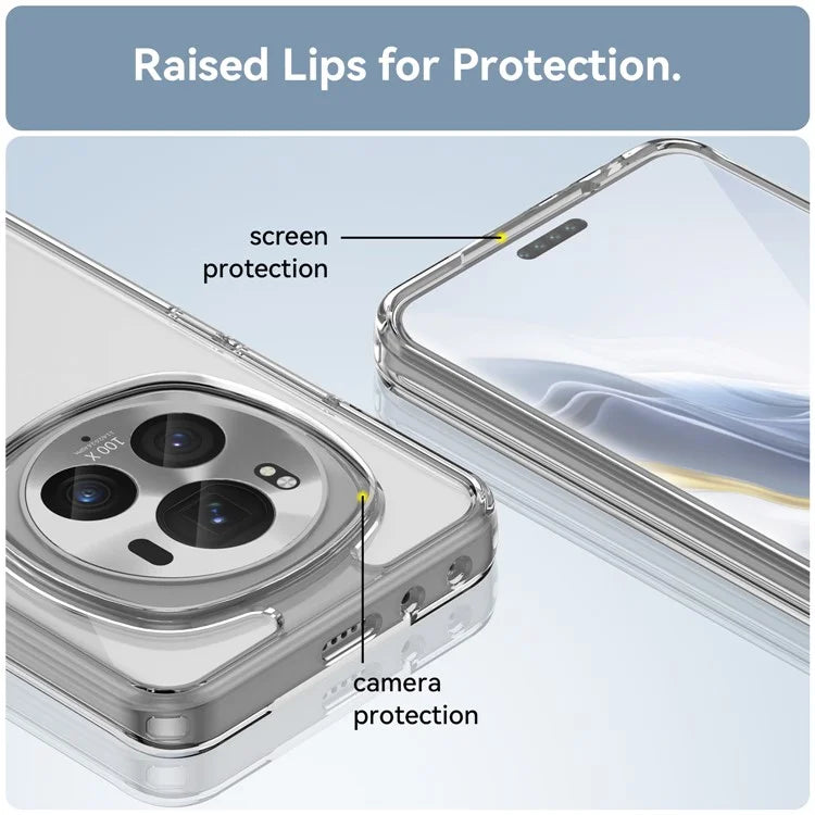 For Honor Magic6 Pro 5G TPU+Acrylic Case Transparent Back Phone Cover