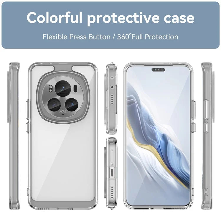 For Honor Magic6 Pro 5G TPU+Acrylic Case Transparent Back Phone Cover