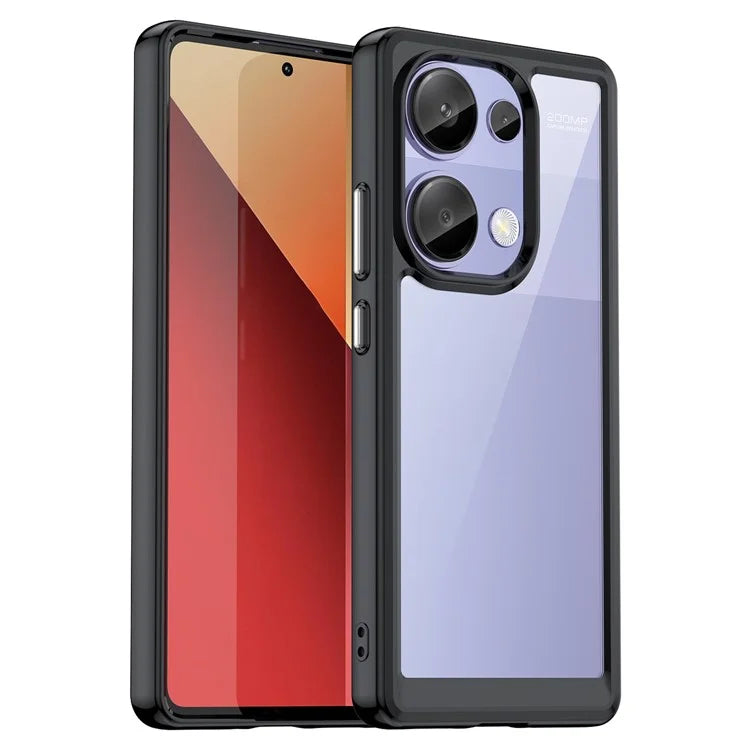 For Xiaomi Redmi Note 13 Pro 4G / Poco M6 Pro 4G Case TPU+Acrylic Clear Phone Cover
