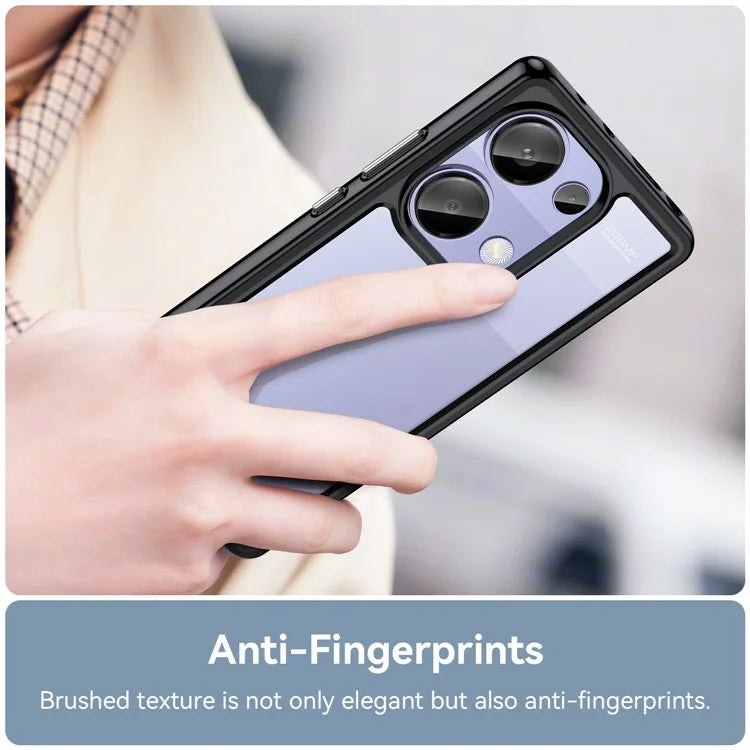 For Xiaomi Redmi Note 13 Pro 4G / Poco M6 Pro 4G Case TPU+Acrylic Clear Phone Cover