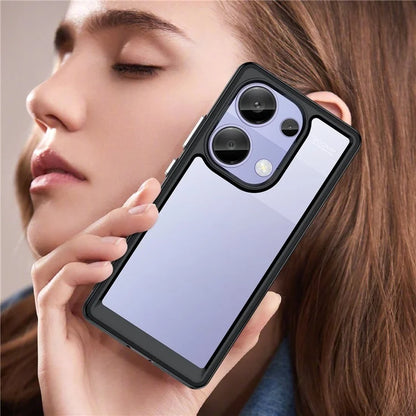 For Xiaomi Redmi Note 13 Pro 4G / Poco M6 Pro 4G Case TPU+Acrylic Clear Phone Cover