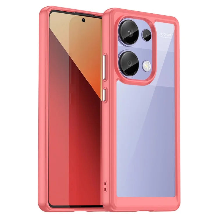 For Xiaomi Redmi Note 13 Pro 4G / Poco M6 Pro 4G Case TPU+Acrylic Clear Phone Cover