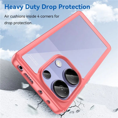For Xiaomi Redmi Note 13 Pro 4G / Poco M6 Pro 4G Case TPU+Acrylic Clear Phone Cover