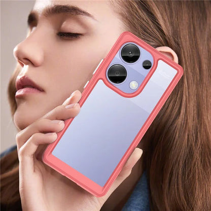 For Xiaomi Redmi Note 13 Pro 4G / Poco M6 Pro 4G Case TPU+Acrylic Clear Phone Cover