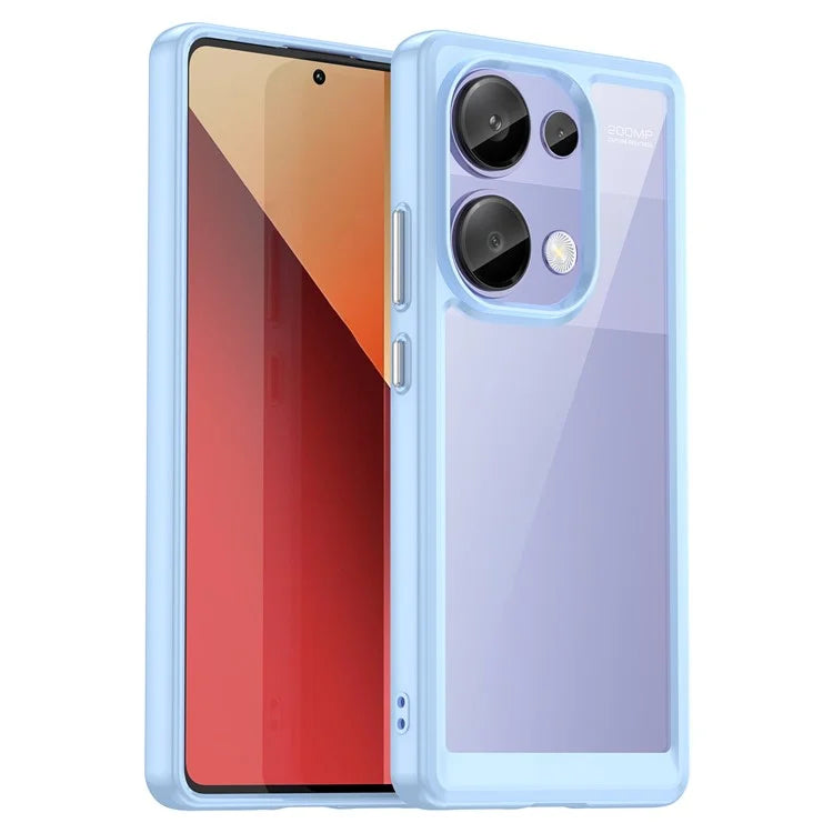 For Xiaomi Redmi Note 13 Pro 4G / Poco M6 Pro 4G Case TPU+Acrylic Clear Phone Cover