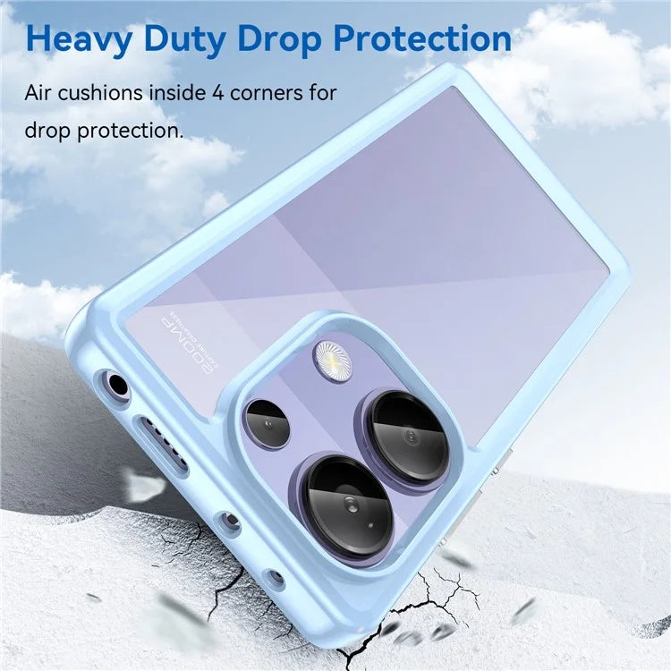 For Xiaomi Redmi Note 13 Pro 4G / Poco M6 Pro 4G Case TPU+Acrylic Clear Phone Cover