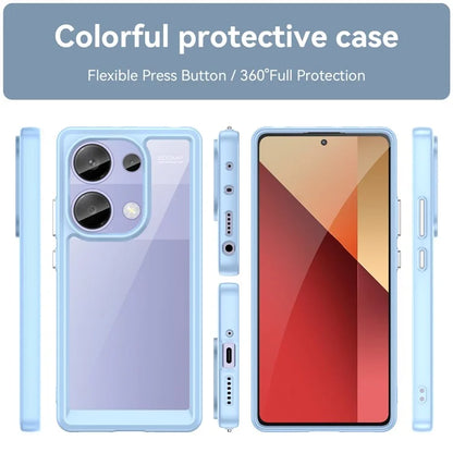For Xiaomi Redmi Note 13 Pro 4G / Poco M6 Pro 4G Case TPU+Acrylic Clear Phone Cover