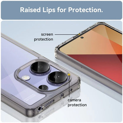 For Xiaomi Redmi Note 13 Pro 4G / Poco M6 Pro 4G Case TPU+Acrylic Clear Phone Cover