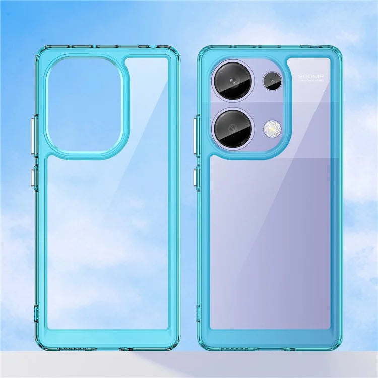 For Xiaomi Redmi Note 13 Pro 4G / Poco M6 Pro 4G Case TPU+Acrylic Clear Phone Cover