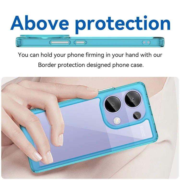 For Xiaomi Redmi Note 13 Pro 4G / Poco M6 Pro 4G Case TPU+Acrylic Clear Phone Cover