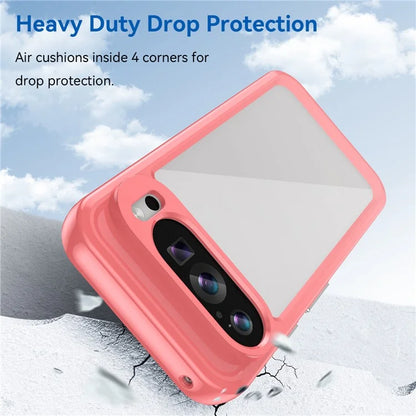 For Google Pixel 9 Clear Case TPU Frame Acrylic Back Phone Cover