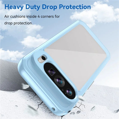 For Google Pixel 9 Clear Case TPU Frame Acrylic Back Phone Cover