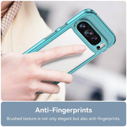For Google Pixel 9 Clear Case TPU Frame Acrylic Back Phone Cover
