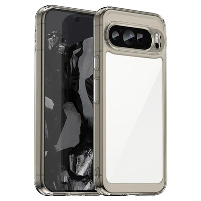 For Google Pixel 9 Pro Clear Phone Case TPU Frame Acrylic Back Cover