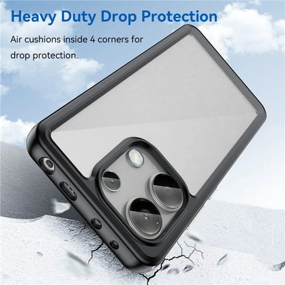 For Xiaomi Redmi Note 13 4G Case TPU + Acrylic Mobile Phone Protective Cover