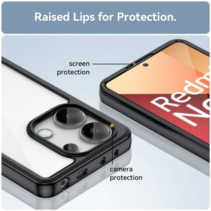 For Xiaomi Redmi Note 13 4G Case TPU + Acrylic Mobile Phone Protective Cover