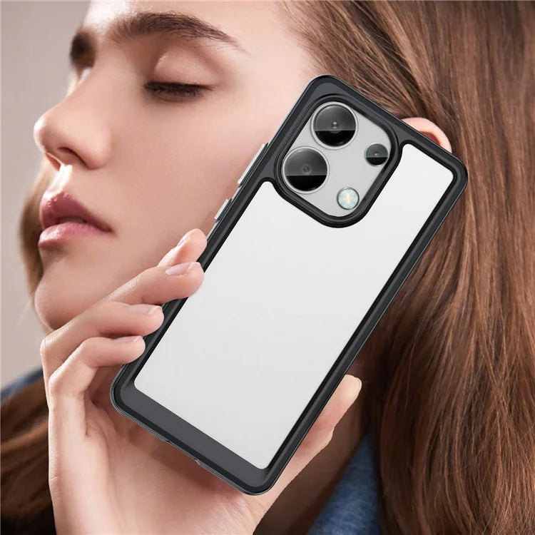 For Xiaomi Redmi Note 13 4G Case TPU + Acrylic Mobile Phone Protective Cover