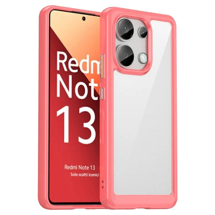For Xiaomi Redmi Note 13 4G Case TPU + Acrylic Mobile Phone Protective Cover