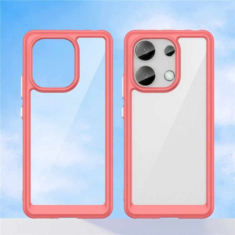 For Xiaomi Redmi Note 13 4G Case TPU + Acrylic Mobile Phone Protective Cover