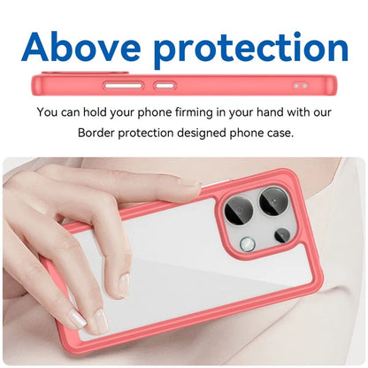 For Xiaomi Redmi Note 13 4G Case TPU + Acrylic Mobile Phone Protective Cover