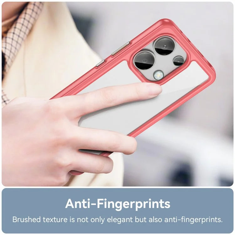 For Xiaomi Redmi Note 13 4G Case TPU + Acrylic Mobile Phone Protective Cover