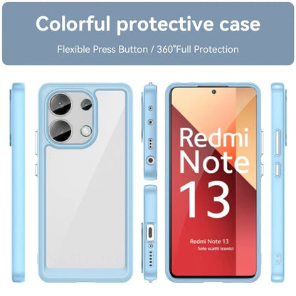 For Xiaomi Redmi Note 13 4G Case TPU + Acrylic Mobile Phone Protective Cover