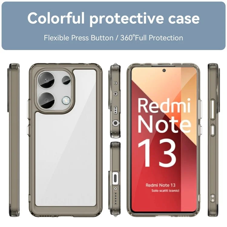 For Xiaomi Redmi Note 13 4G Case TPU + Acrylic Mobile Phone Protective Cover