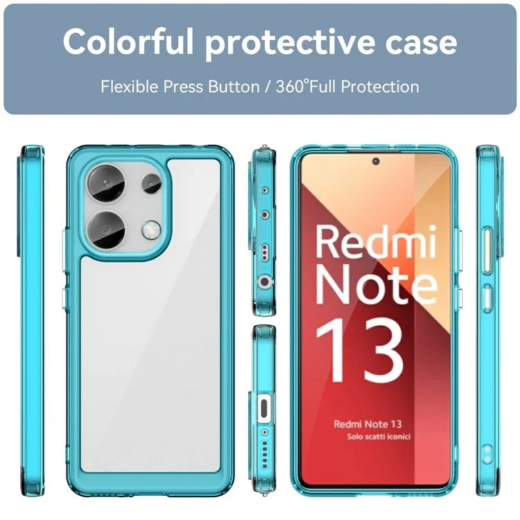 For Xiaomi Redmi Note 13 4G Case TPU + Acrylic Mobile Phone Protective Cover