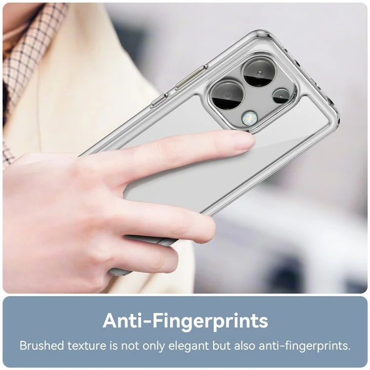 For Xiaomi Redmi Note 13 4G Case TPU + Acrylic Mobile Phone Protective Cover