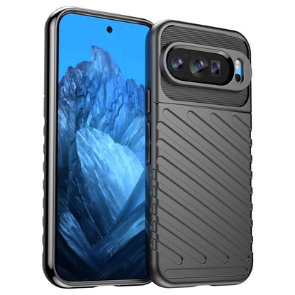 Thunder Series For Google Pixel 9 Case Anti-scratch Twill Texture TPU Phone Cover