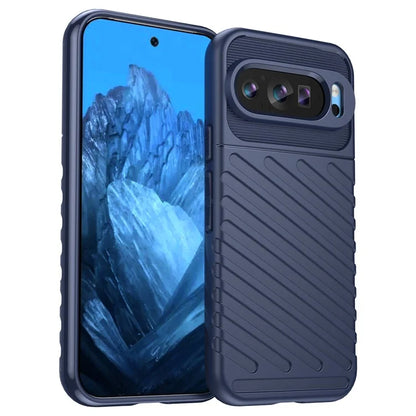 Thunder Series For Google Pixel 9 Case Anti-scratch Twill Texture TPU Phone Cover