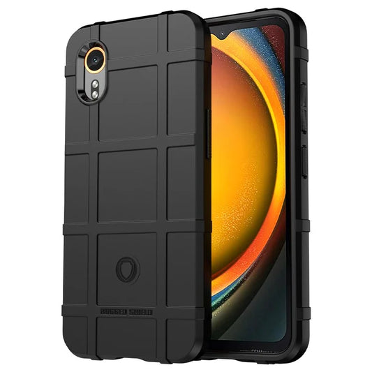 For Samsung Galaxy Xcover 7 TPU Case Square Grid Protective Phone Cover